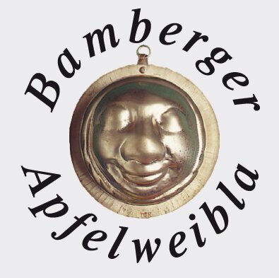 'Bamberger Apfelweibla' (a brazen doorknob with the face of an elderly woman)