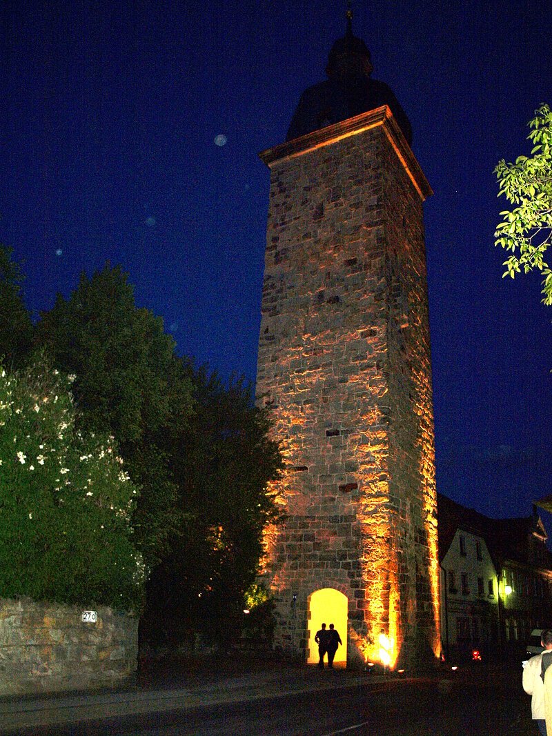 The witches tower in city of Zeil