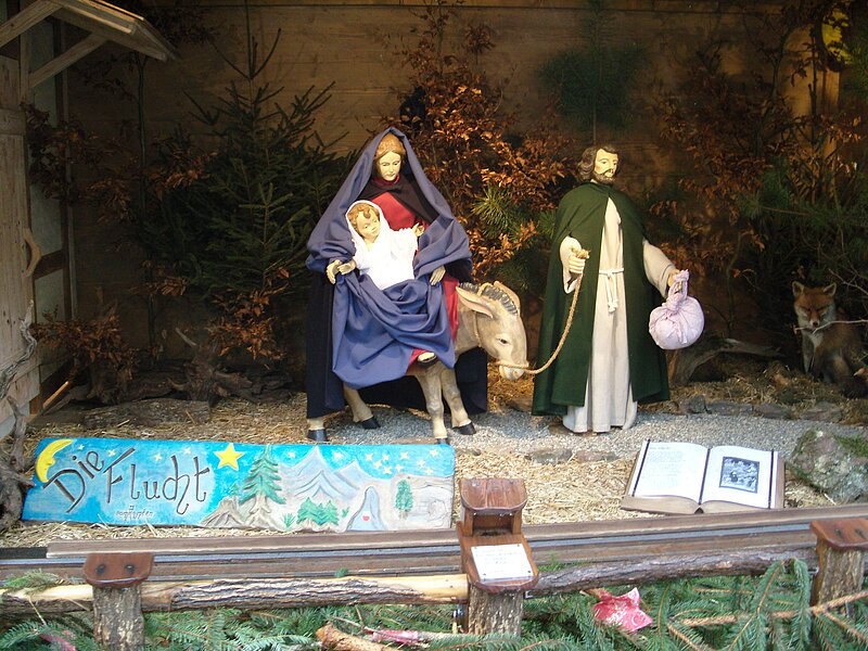 Krippenweg Schlüsselfeld (nativity scene)