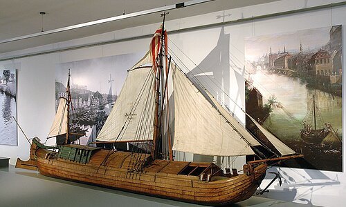 Ship in the Museum of history