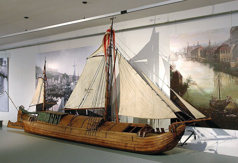 Ship in the Museum of history