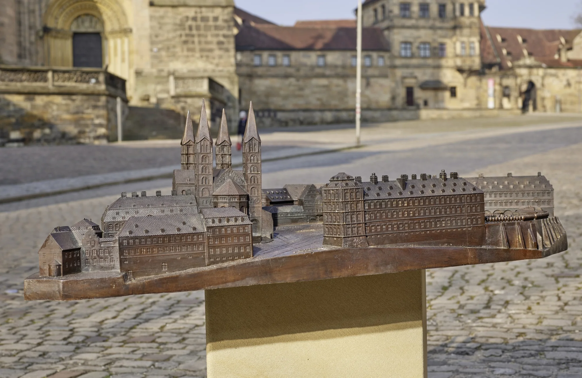 3D-Blindentastmodell am Domberg 3D-Blindentastmodell am Domberg