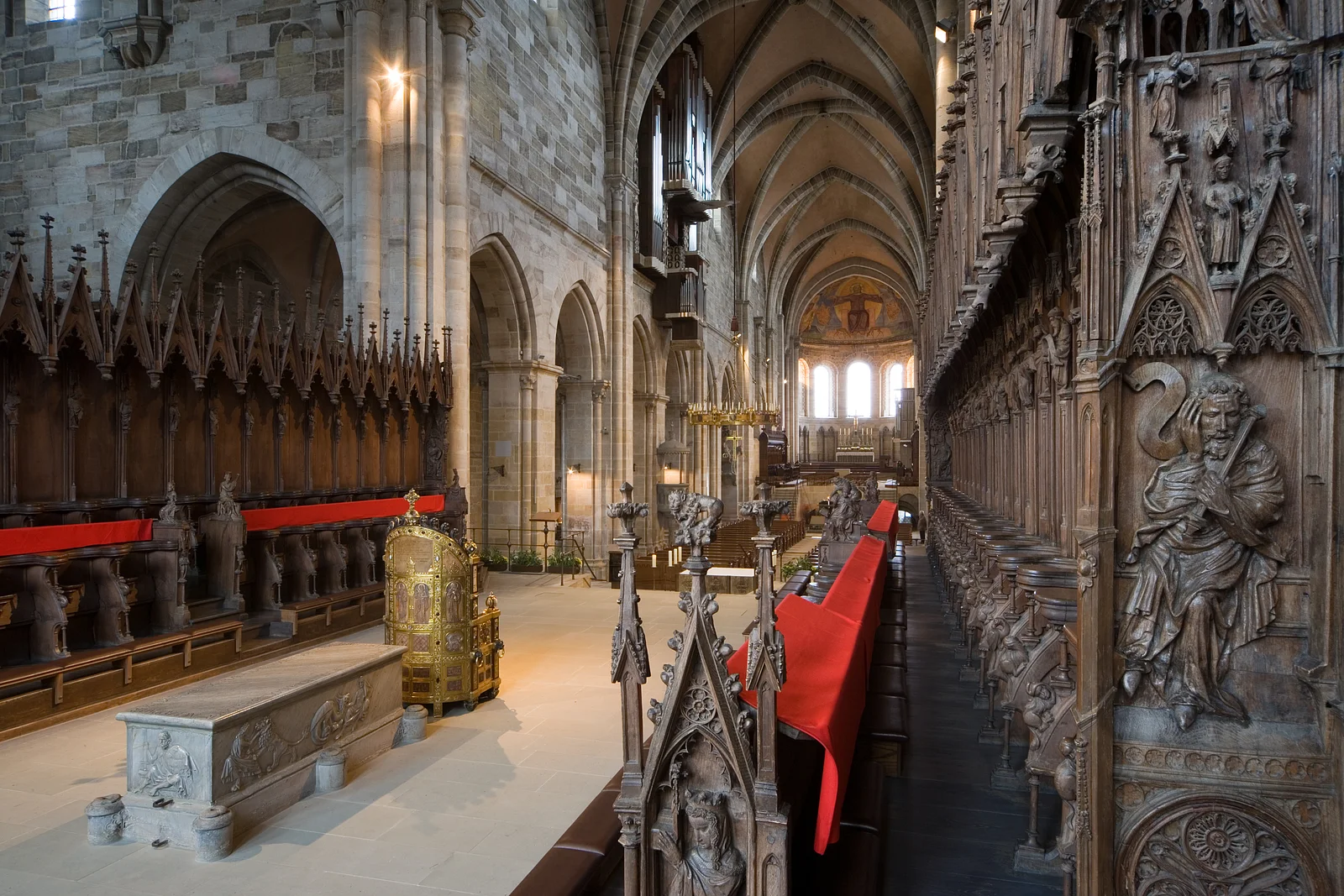 Innenansicht vom Dom  in Bamberg