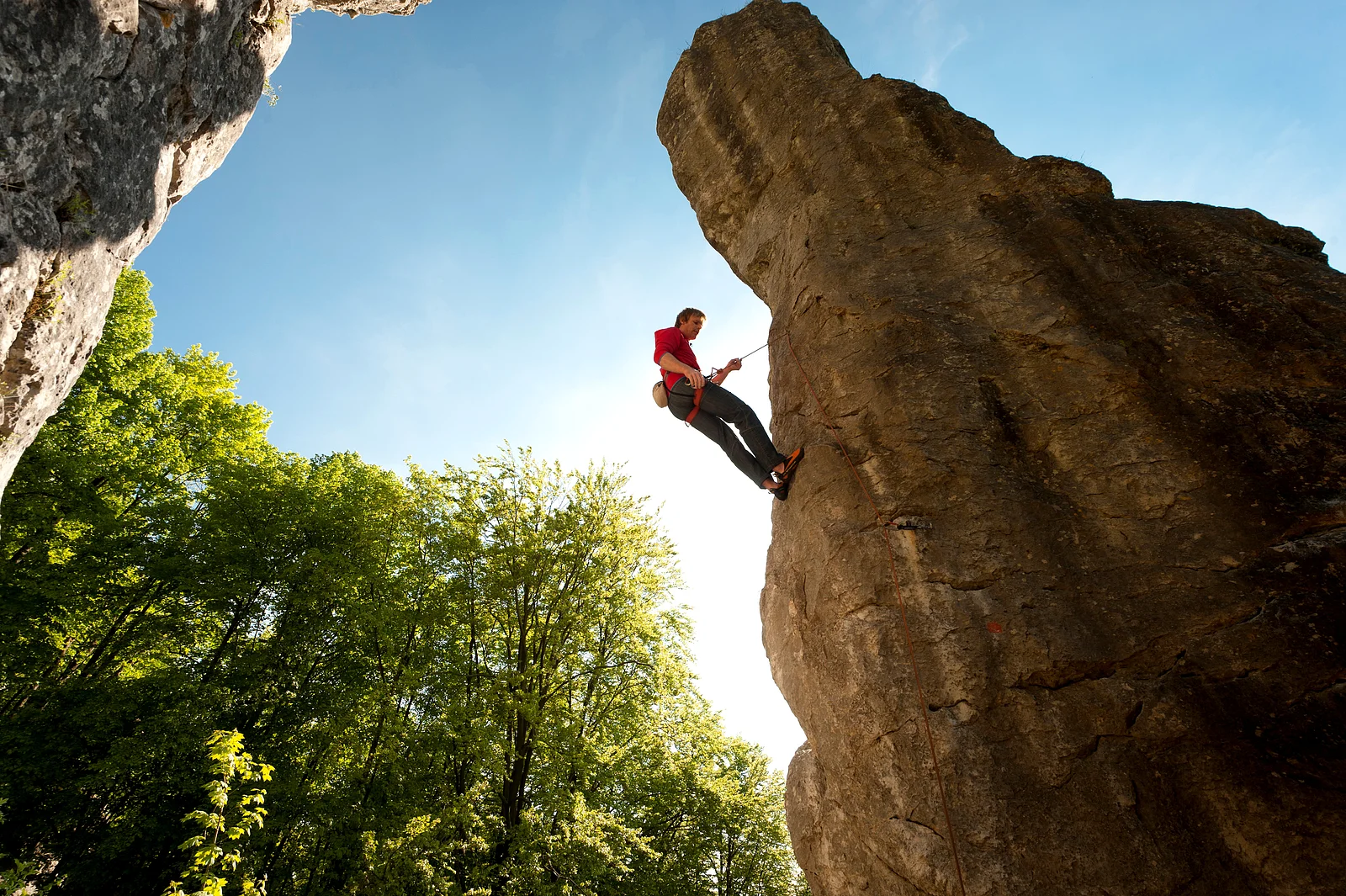 Kletterspaß im Bamberger Land