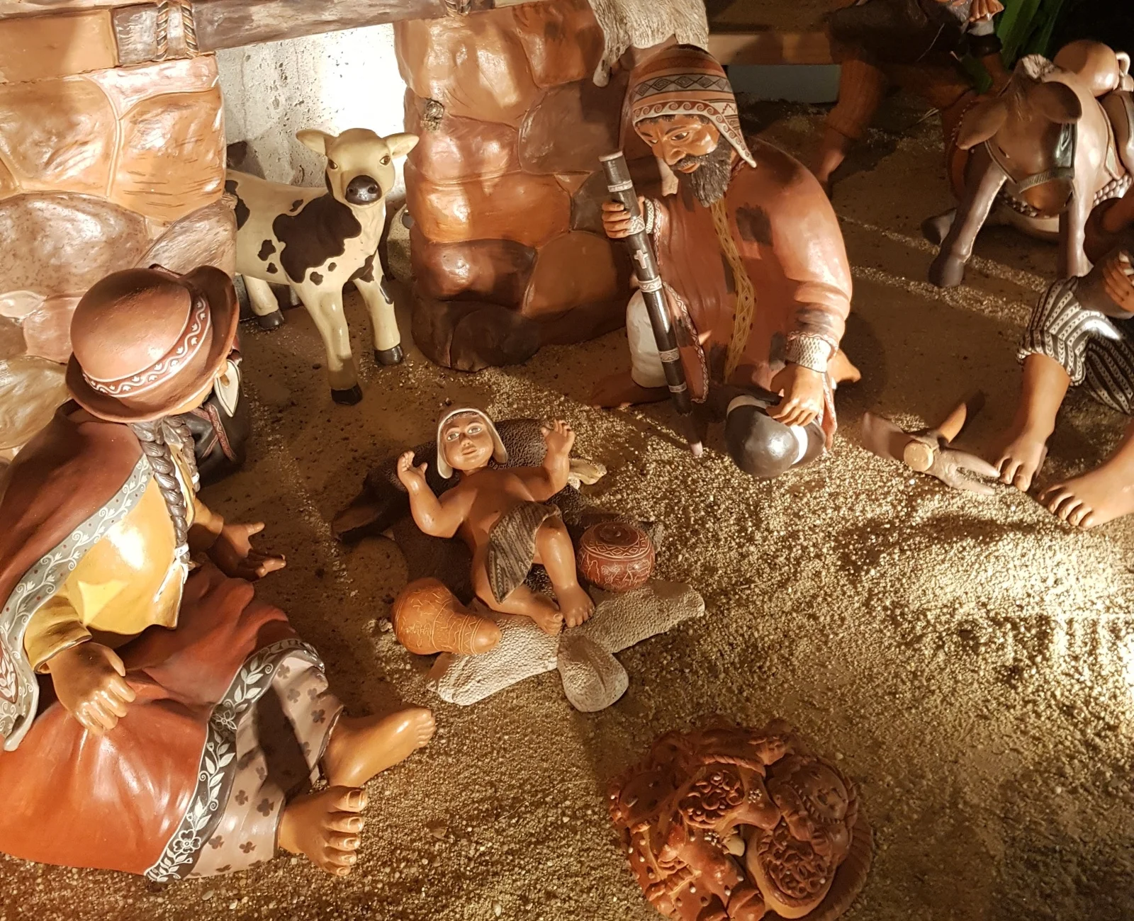 Krippe in der Erlöserkirche Krippe in der Erlöserkirche