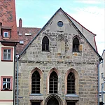 Die Marienkapelle am Pfahlplätzchen wurde an der Stelle der ersten Synagoge erbaut.