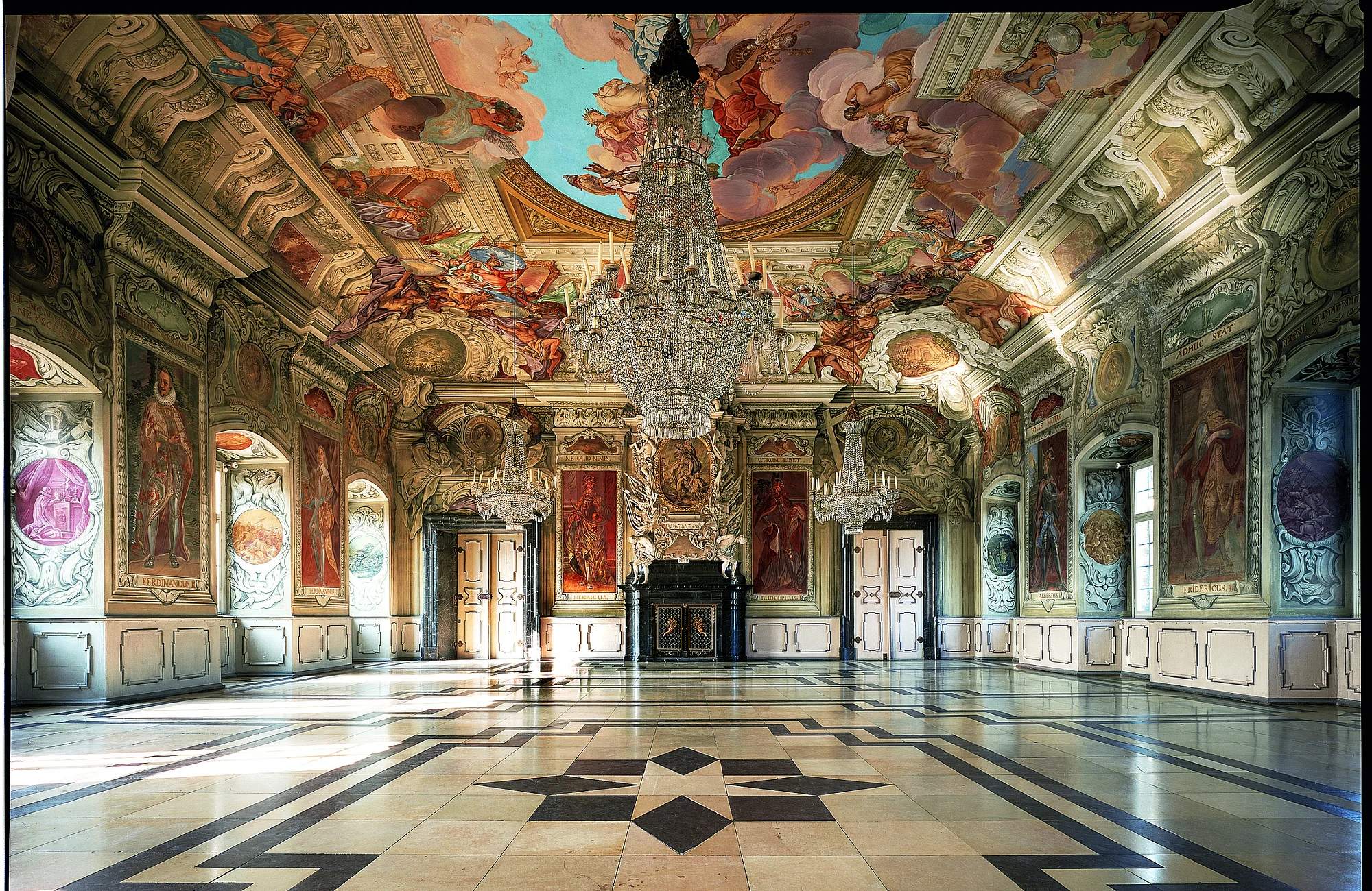 The New Residence with its splendid rooms and lavish furnishings is an impressive reflection of the prince-bishops' life