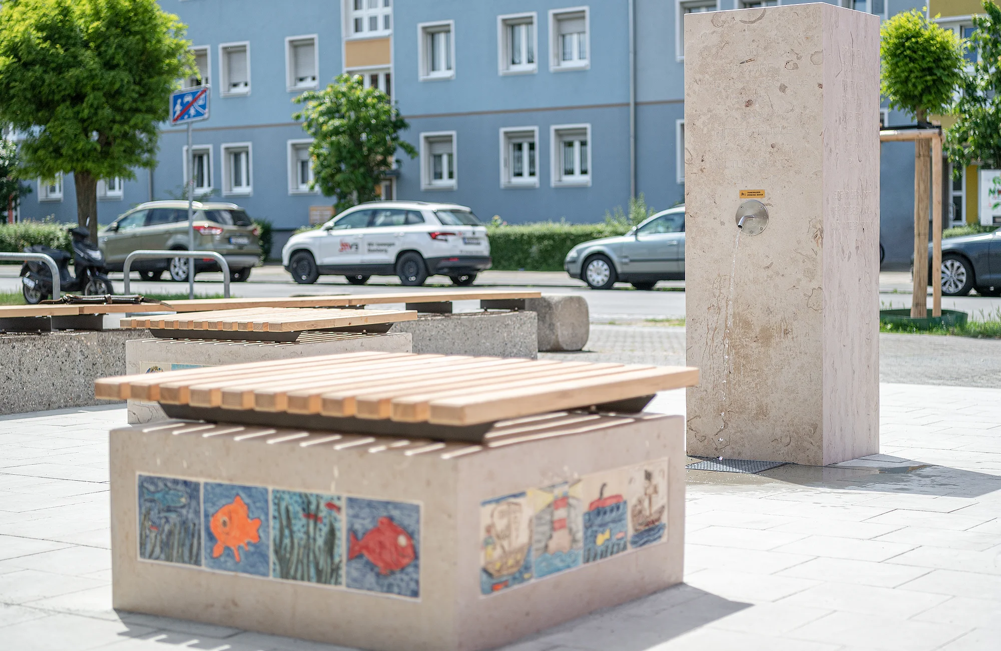 Trinkwasserbrunnen am Troppau Platz