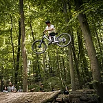 The mountain bike trails in the Michaelsberg Forest