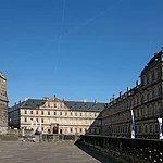 View from Bamberg Cathedral to the New Residence
