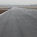 Die Start- und Landebahn des Flugplatzes Bamberg-Breitenau