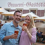 Beer enjoyment in Bamberg