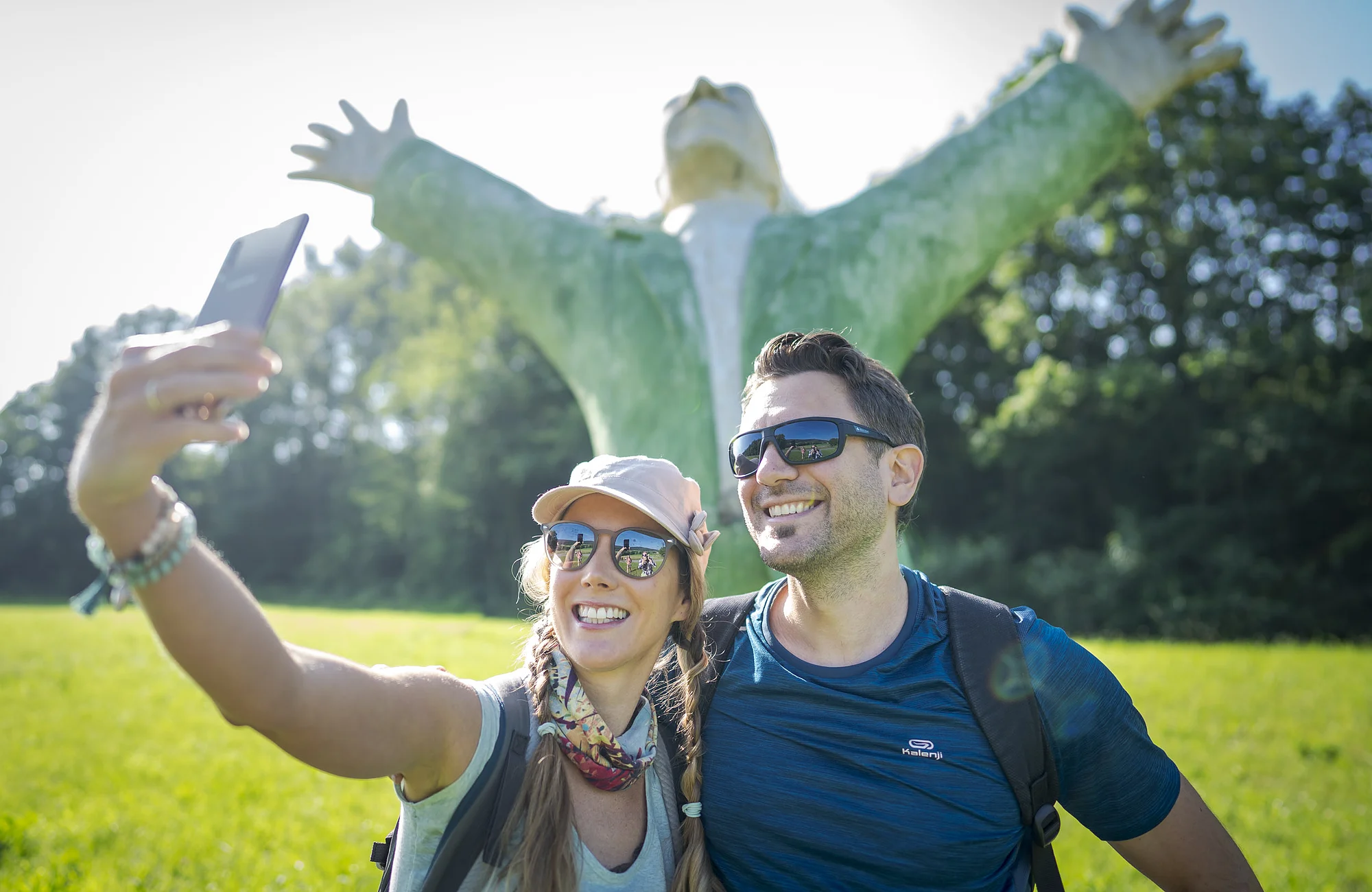 Skulptur "Der Sieger" in Lohndorf