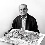 Der russische Architekt, Maler und Wahl-Bamberger Alexej Borutscheff (1911–1994) | Staatsbibliothek Bamberg, Msc.Add.1025(A 1, Foto: Alfons Steber