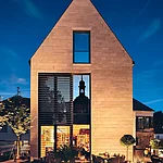 Ein Foto von der Terasse des Henrii Bamberg.