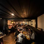 Foto der Inneneinrichtung der Gaststube Sternla in Bamberg.