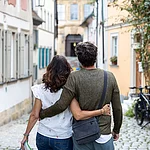 Schlende durch zauberhafte Gassen im UNESCO-Welterbe Bamberg.