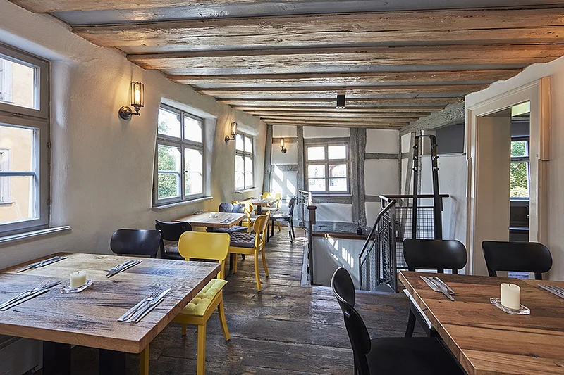 Innenansicht der Gaststätte „Rathausschänke“