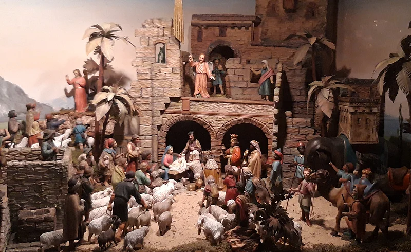 Krippen aus dem Bamberger Krippenmuseum Siehe Titel