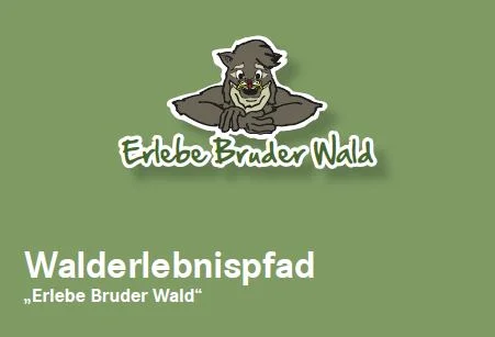Walderlebnispfad Bruderwald Logo des Walderlebnispfads „Erlebe Bruder Wald" im Bruderwald in Bamberg