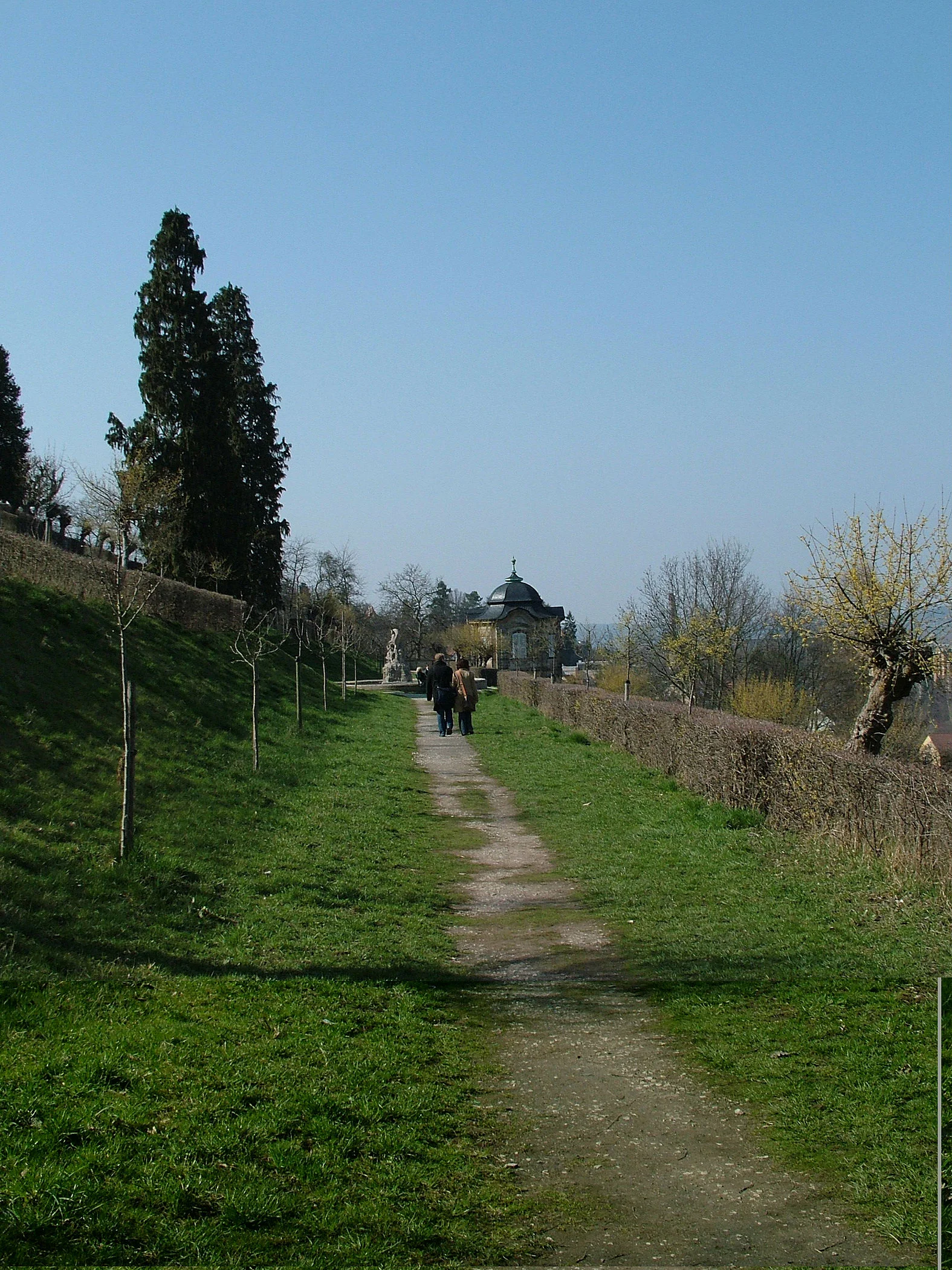 Path below Saint Michael Abbey