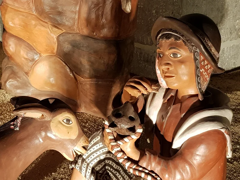 Krippe in der Erlöserkirche Krippe in der Erlöserkirche