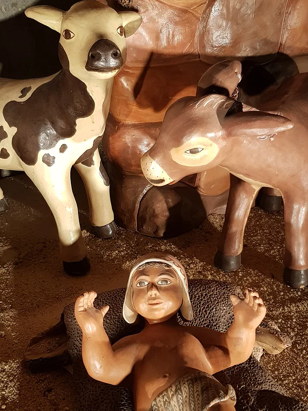 Krippe in der Erlöserkirche Krippe in der Erlöserkirche