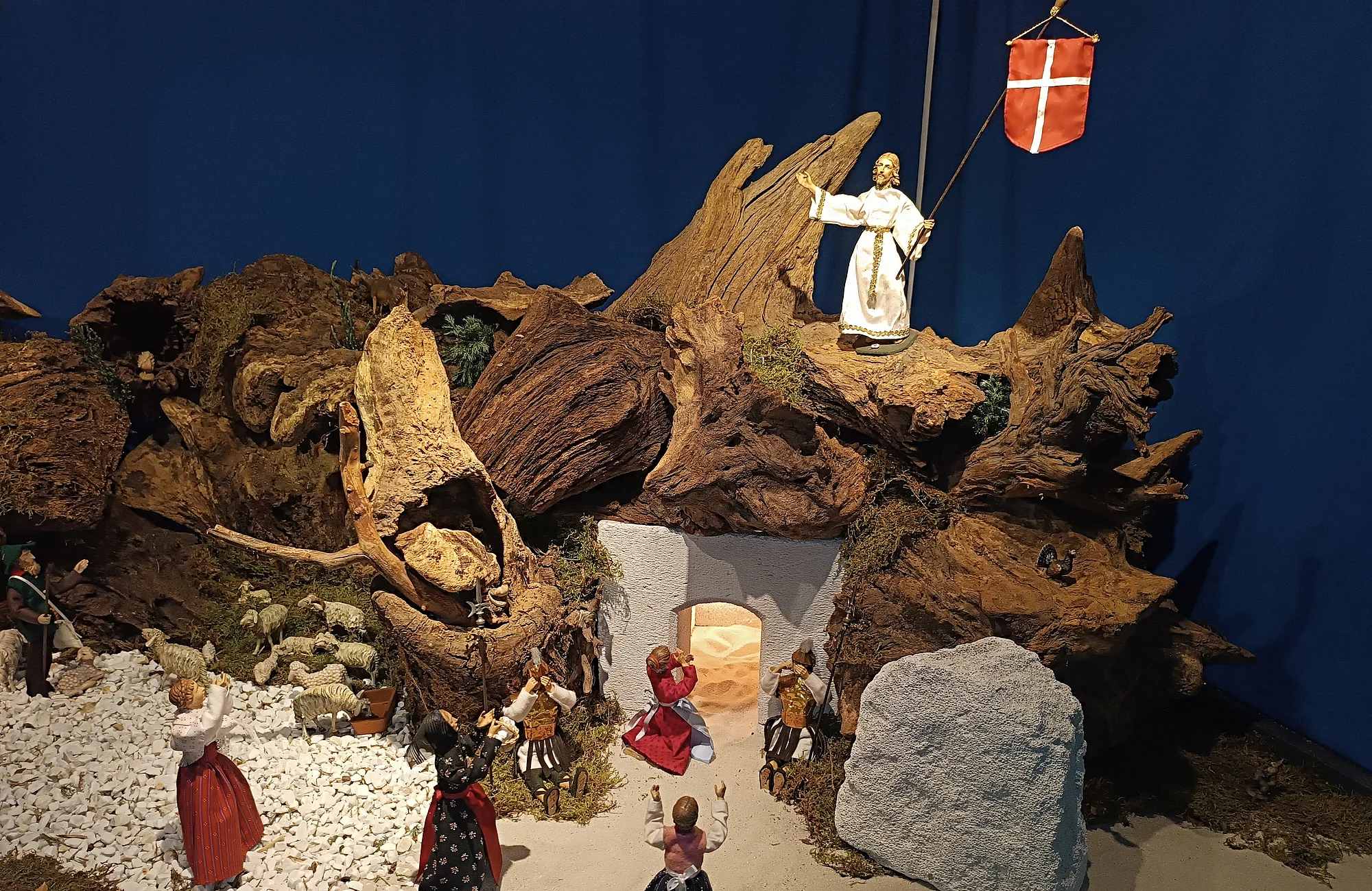 Die Passionskrippe in der Kirche St. Joseph, Wildensorg