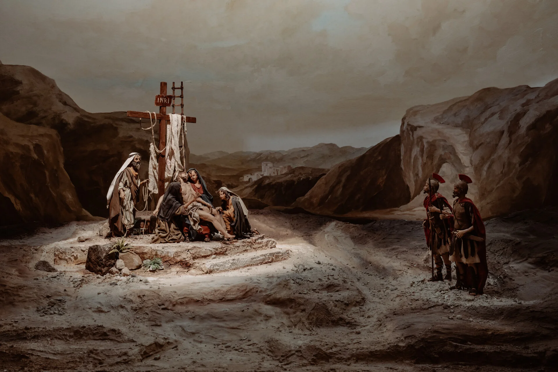 Jesus wird vom Kreuz genommen