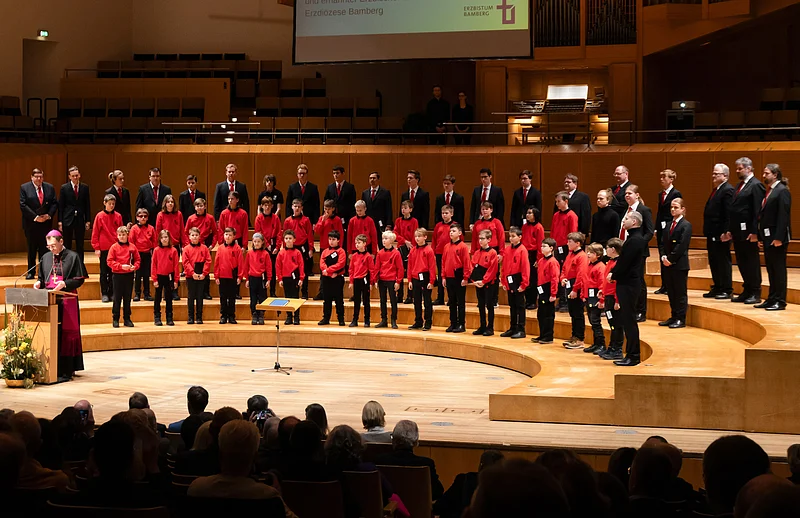 Diözesanadministrator Herwig Gössl beim Neujahrsempfang des Erzbistums, 13.01.2024
