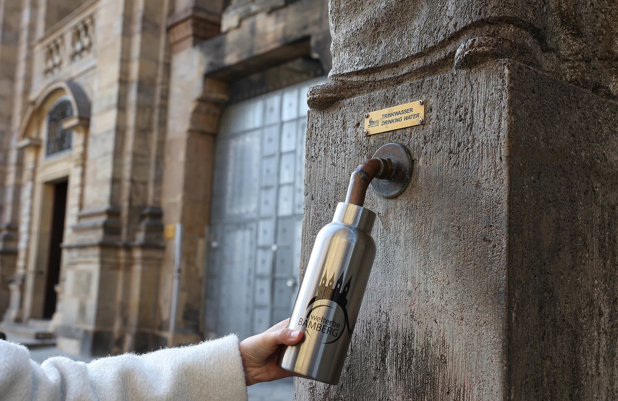 Frisches Trinkwasser in Bamberg Die Trinkwasserbrnnen in Bamberg spenden frisches, kühles Wasser in Trinkwasserqualität.