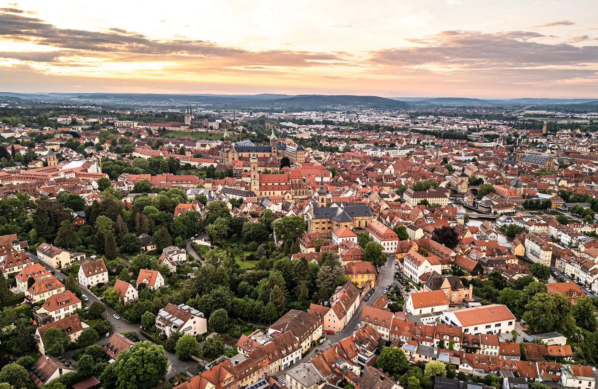 Bamberg von oben