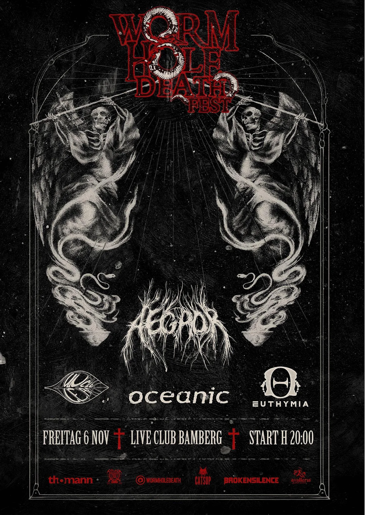 WormholeDeath Fest mit Aegror + Euthymia (ITA) + Uncle Leaf (LUX ...