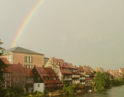 Rainbow above Klein Venedig