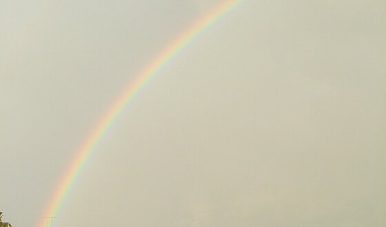 Rainbow above Klein Venedig