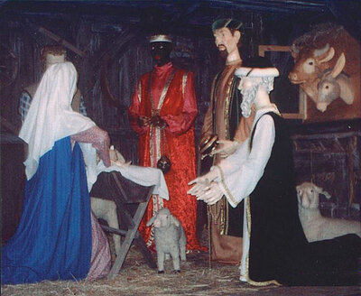 Large-scale nativity Kunigundenschule (nativity scene)