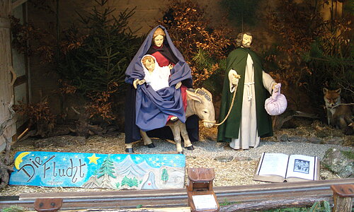 Krippenweg Schlüsselfeld (nativity scene)